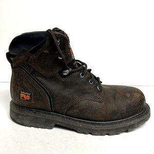 Timberland Pro Mens Pit Boss Steel Toe Boot Brown Size 10 M